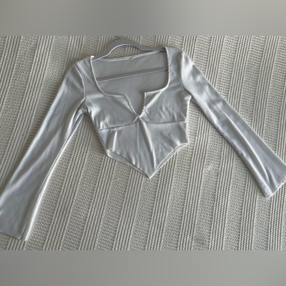Cropped long sleeve V-Neck Size S